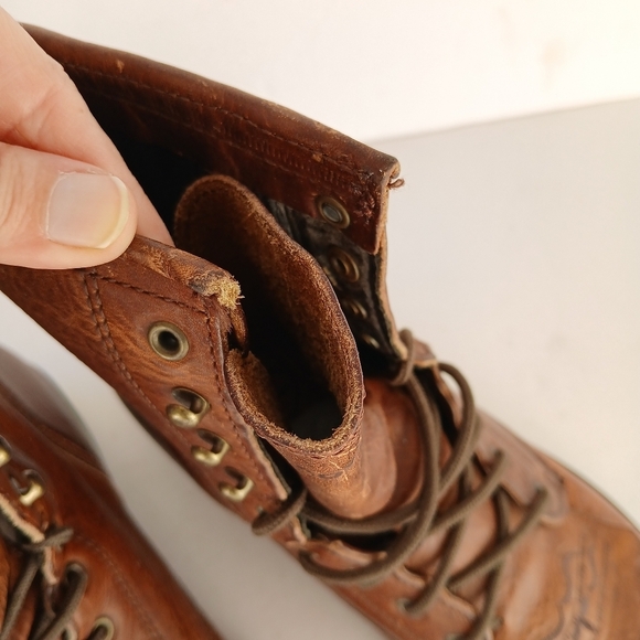 Ariat Heritage Lacer Leather Lace Up Rodeo Western Boots main image 5